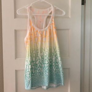 Ombre Print Lululemon Racerback Tank